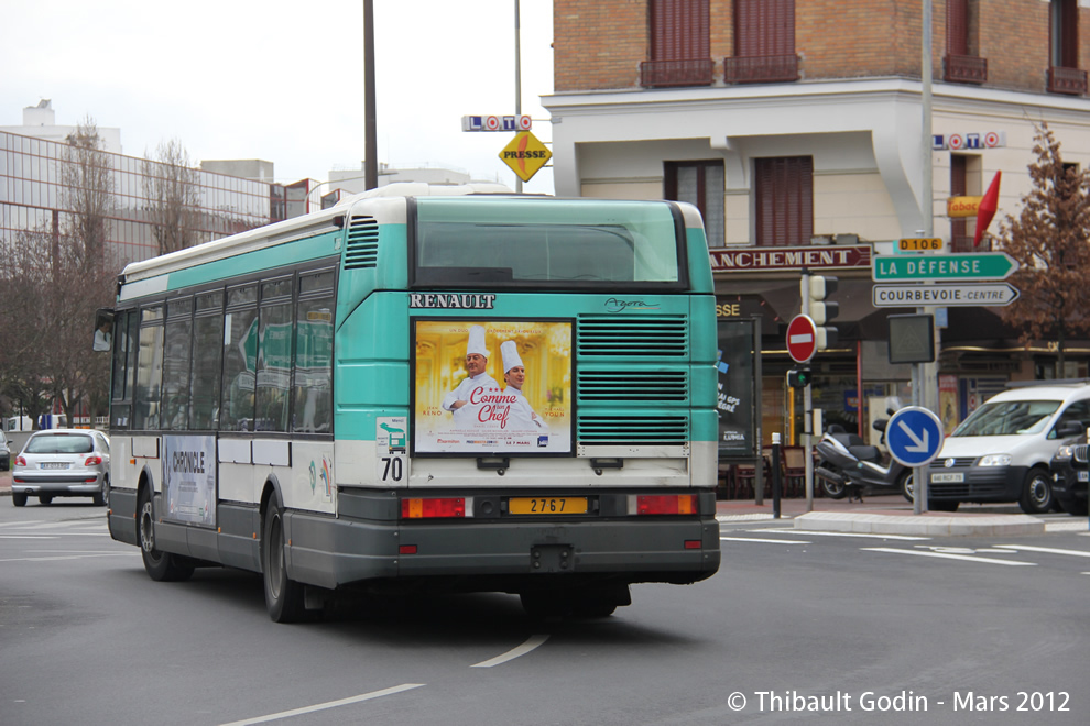 Bus 2767 sur la ligne 163 (RATP) à La Garenne-Colombes