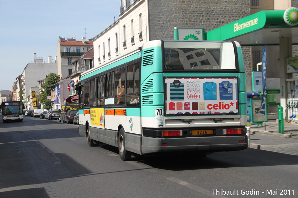Bus 6226 sur la ligne 165 (RATP) à Asnières-sur-Seine