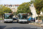 Bus 5218 (BR-544-MD) et 5227 (BS-864-CA) sur la ligne 177 (RATP) à Asnières-sur-Seine