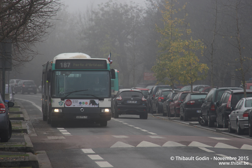 Bus 1796 (508 PPS 75) sur la ligne 187 (RATP) à L'Haÿ-les-Roses