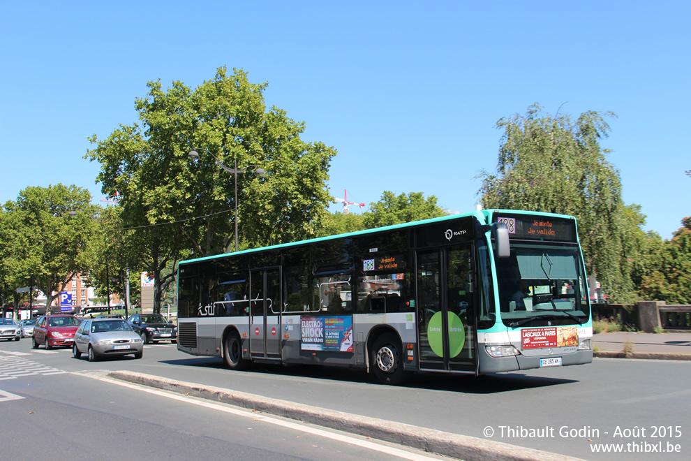 Bus 6613 (CE-265-WK) sur la ligne 188 (RATP) à Porte d'Orléans (Paris)