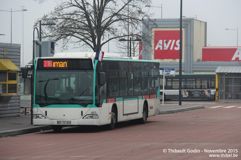 Bus 4273 (BX-131-WX) sur la ligne 216 (RATP) à Chevilly-Larue
