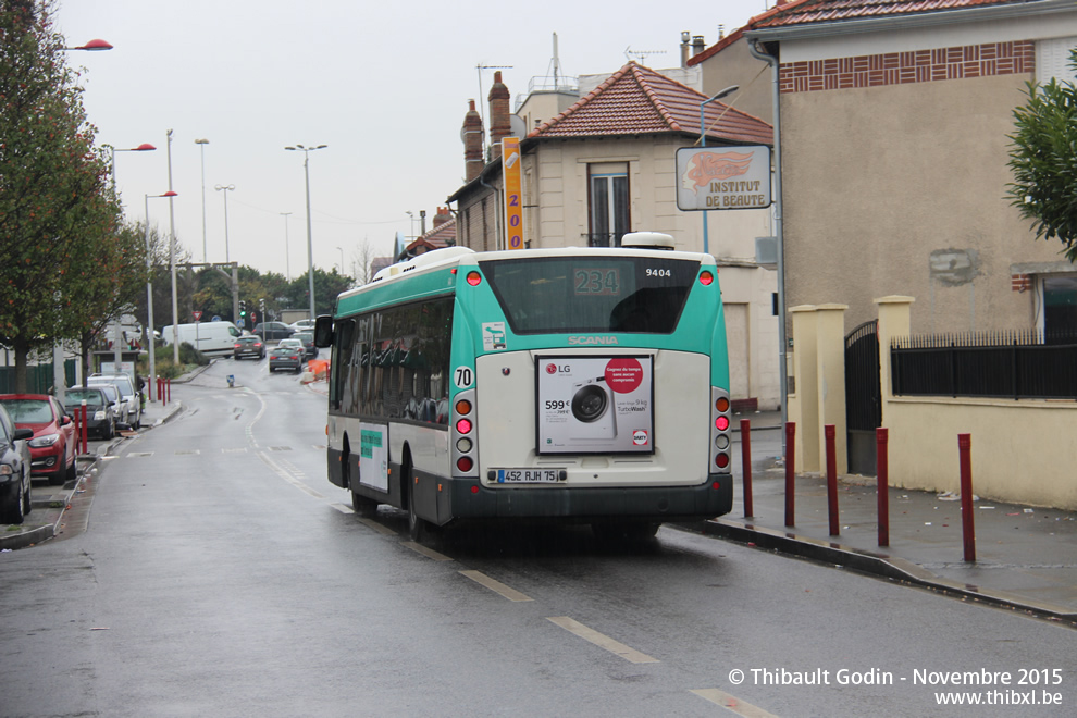 Bus 9404 (452 RJH 75) sur la ligne 234 (RATP) à Bobigny