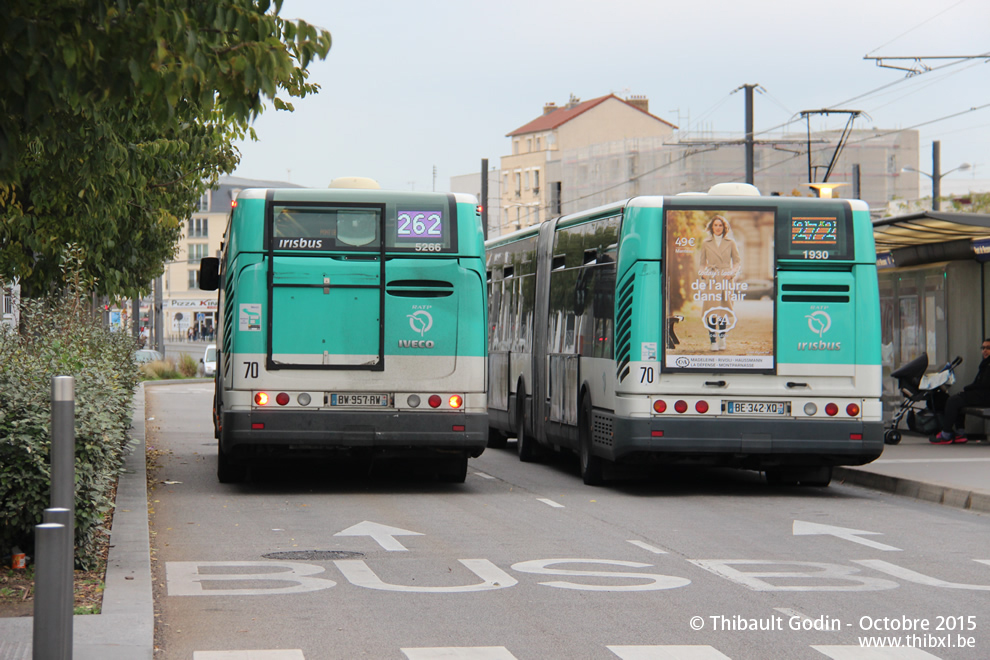 Bus 5266 (BW-957-RW) sur la ligne 262 (RATP) à Bezons