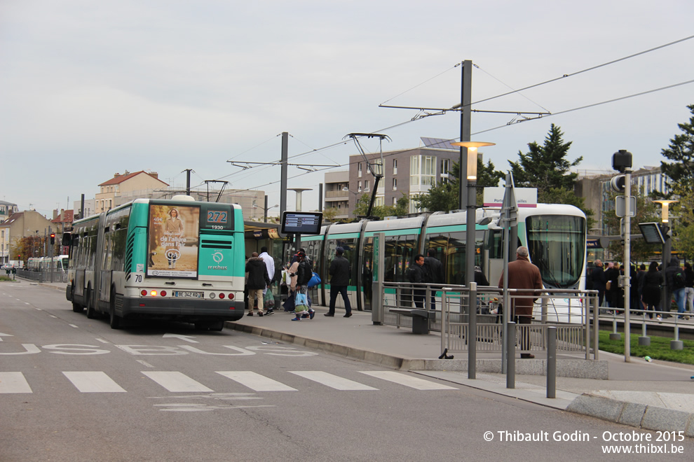 Bus 1930 (BE-342-XQ) sur la ligne 272 (RATP) à Bezons