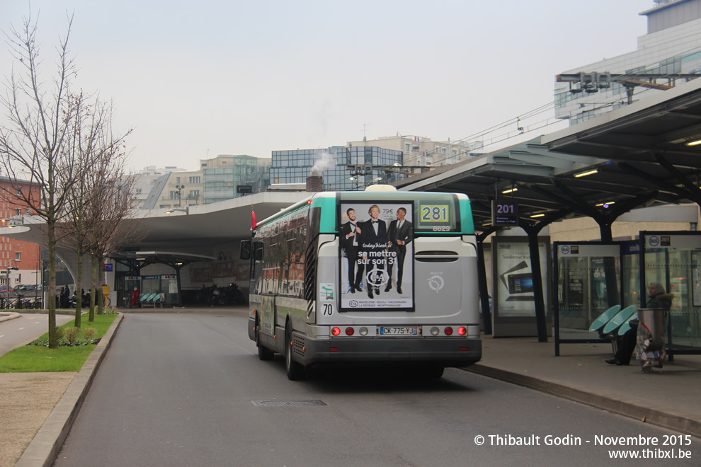 Bus 8629 (CK-775-YJ) sur la ligne 281 (RATP) à Joinville-le-Pont