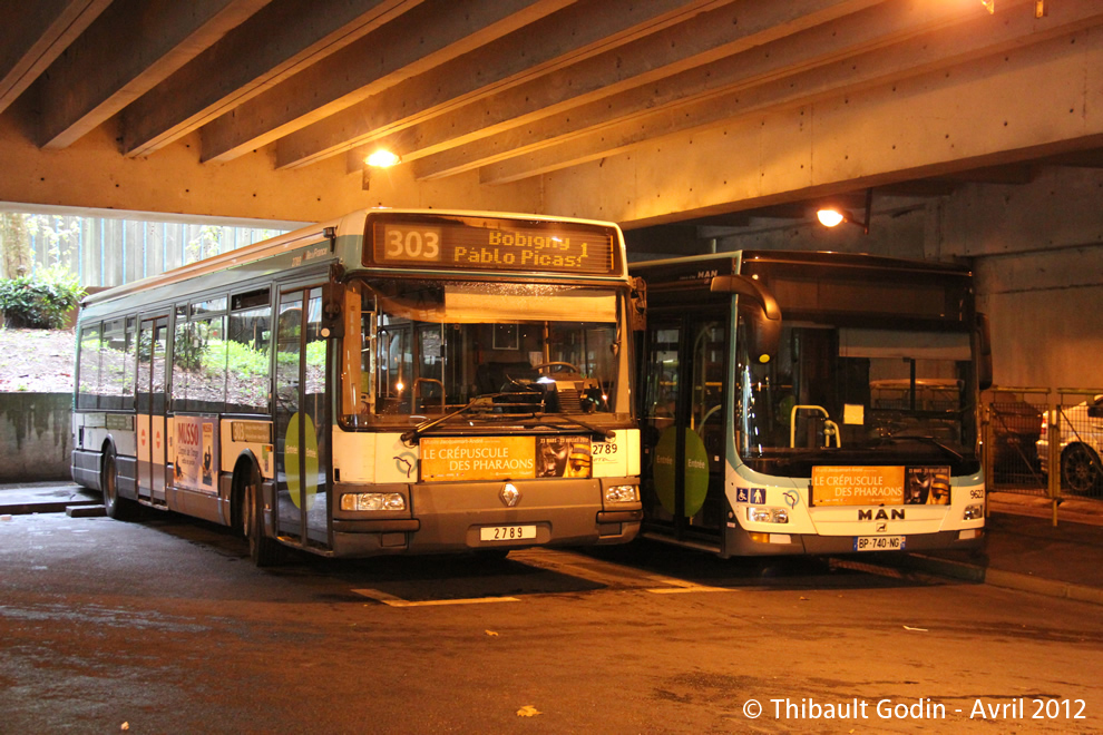 Bus 2789 sur la ligne 303 (RATP) à Noisy-le-Grand