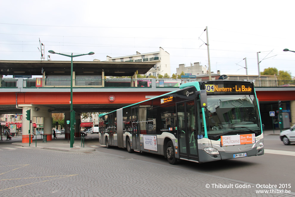 Bus 5403 (DM-188-JZ) sur la ligne 304 (RATP) à Colombes