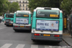Bus 1706 et 1710 sur la ligne 31 (RATP) à Gare de l'Est (Paris)