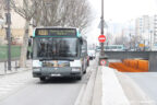 Bus 2695 sur la ligne 341 (RATP) à Porte de Clignancourt (Paris)
