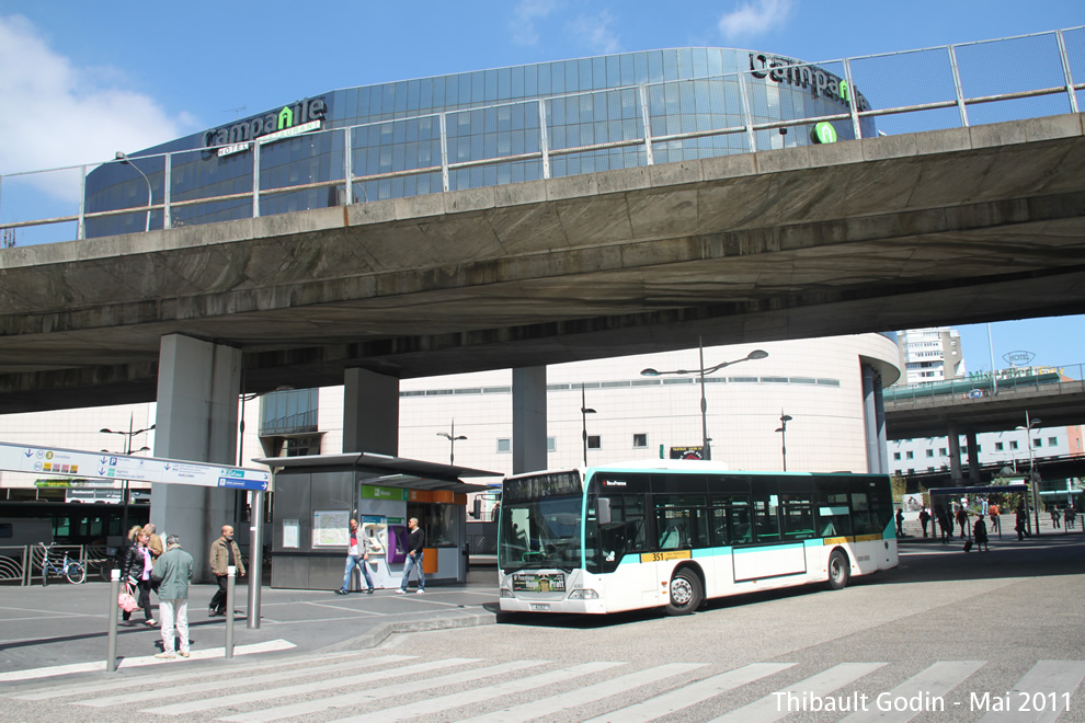 Bus 4282 sur la ligne 351 (RATP) à Bagnolet