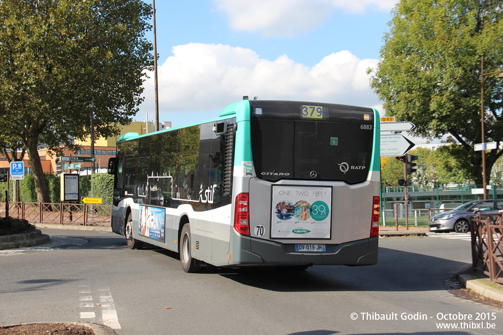 Bus 6883 (DV-019-JH) sur la ligne 379 (RATP) à Châtenay-Malabry