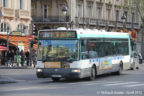 Bus 7400 (870 QAZ 75) sur la ligne 38 (RATP) à Saint-Michel (Paris)