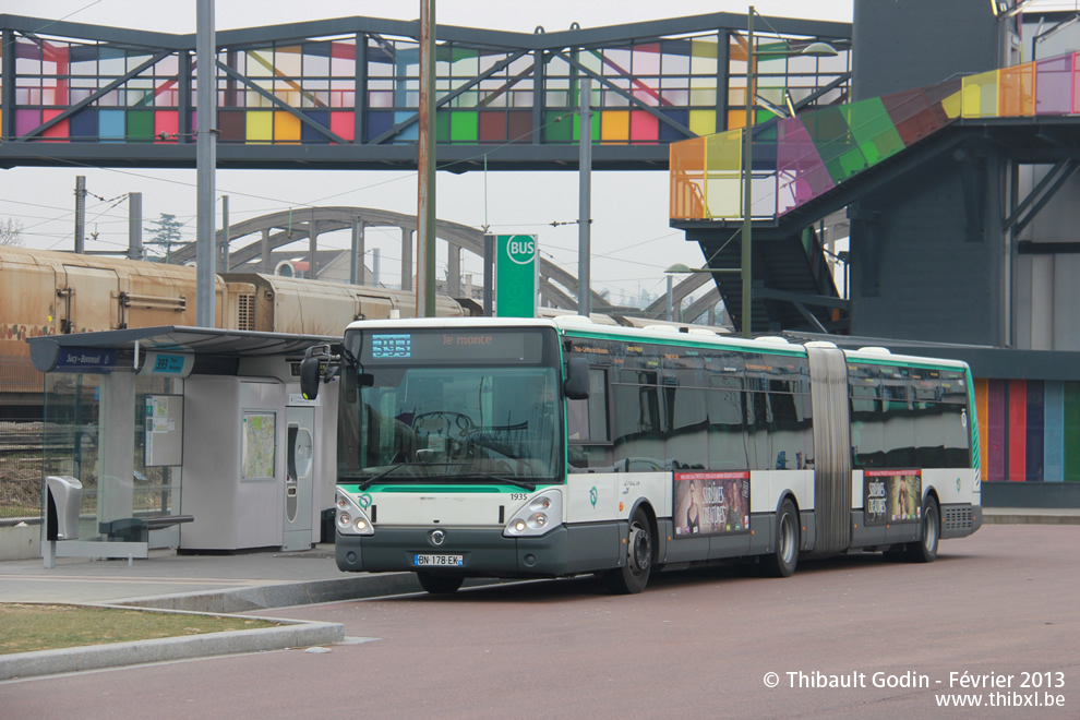 Bus 1935 (BN-178-EK) sur la ligne 393 (RATP) à Sucy-en-Brie