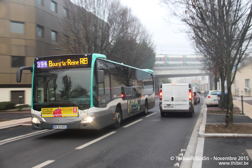 Bus 6796 (DK-914-KR) sur la ligne 394 (RATP) à Bourg-la-Reine