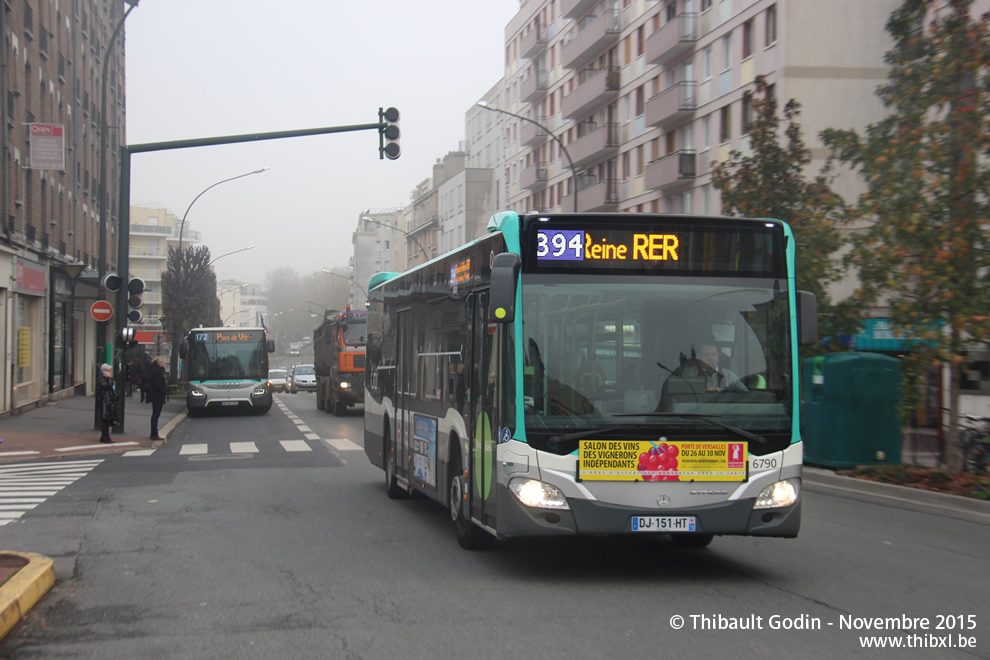 Bus 6790 (DJ-151-HT) sur la ligne 394 (RATP) à Bourg-la-Reine