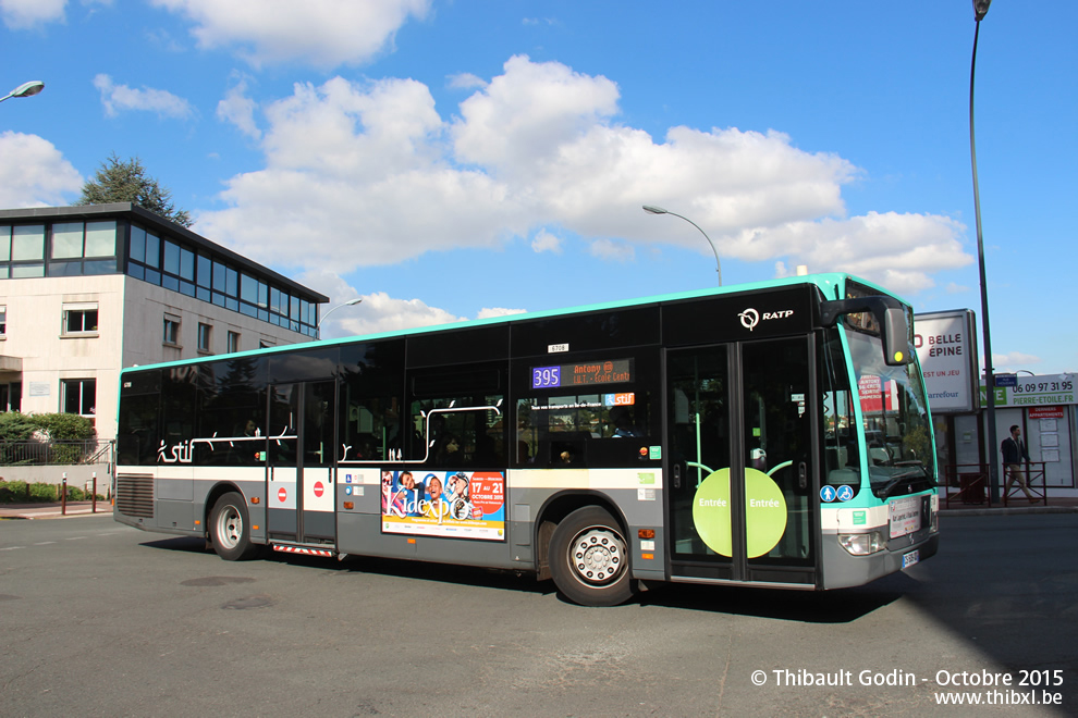 Bus 6708 (CS-509-XD) sur la ligne 395 (RATP) à Sceaux