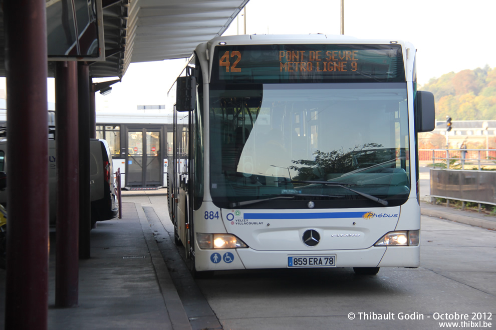 Bus 884 (859 ERA 78) sur la ligne 42 (Phébus) à Boulogne-Billancourt