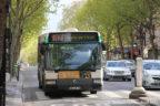 Bus 8499 (125 QJW 75) sur la ligne 47 (RATP) à Cluny - La Sorbonne (Paris)