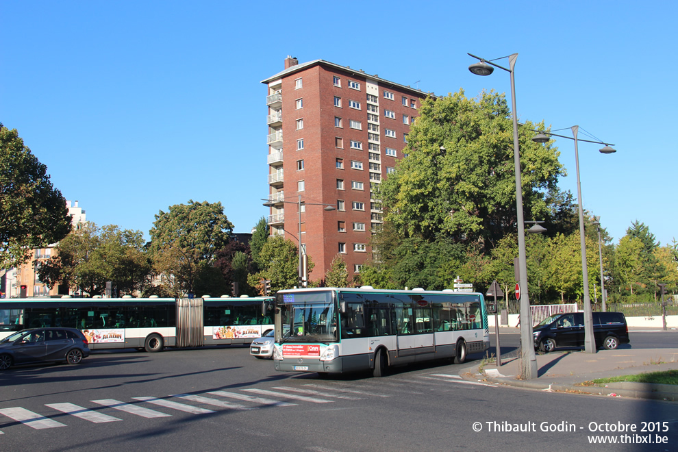 Bus 5170 (BD-676-ZX) sur la ligne 48 (RATP) à Porte des Lilas (Paris)