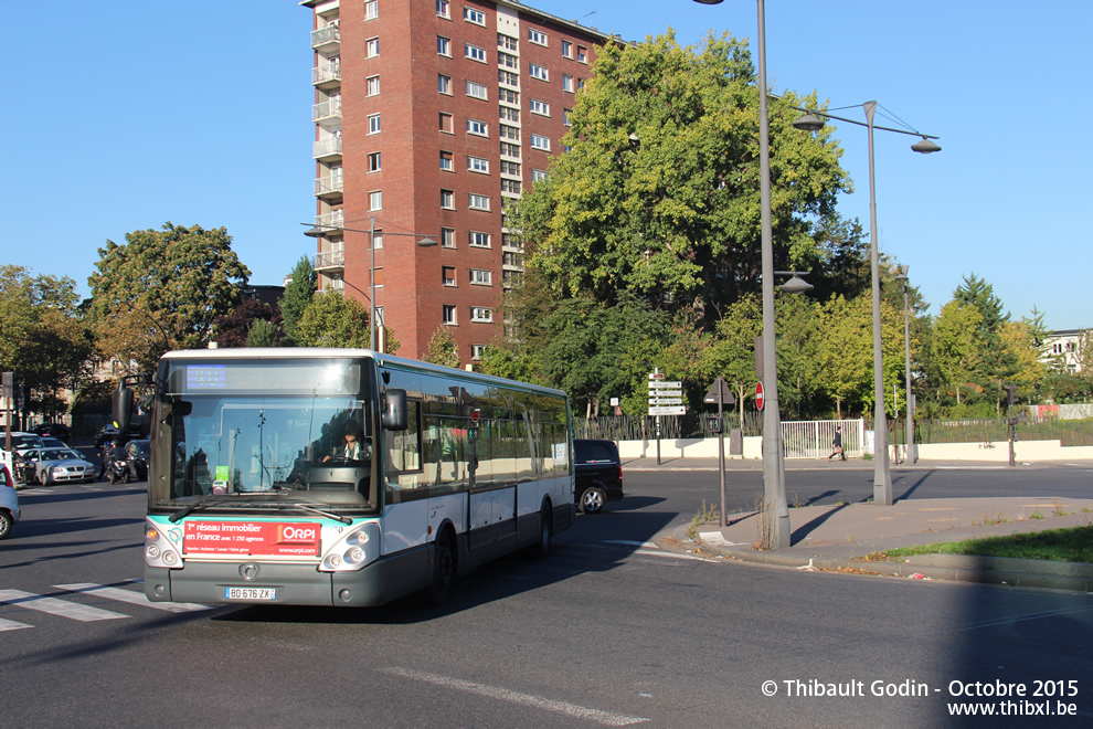 Bus 5170 (BD-676-ZX) sur la ligne 48 (RATP) à Porte des Lilas (Paris)