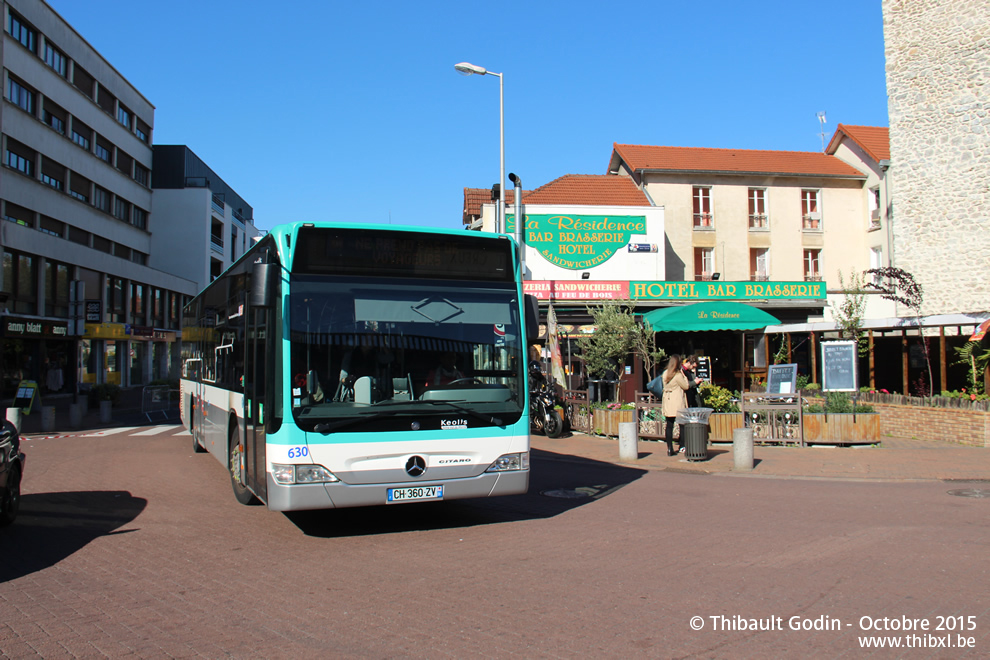 Bus 630 (CH-360-ZV) sur la ligne 486 (RATP) à Juvisy-sur-Orge
