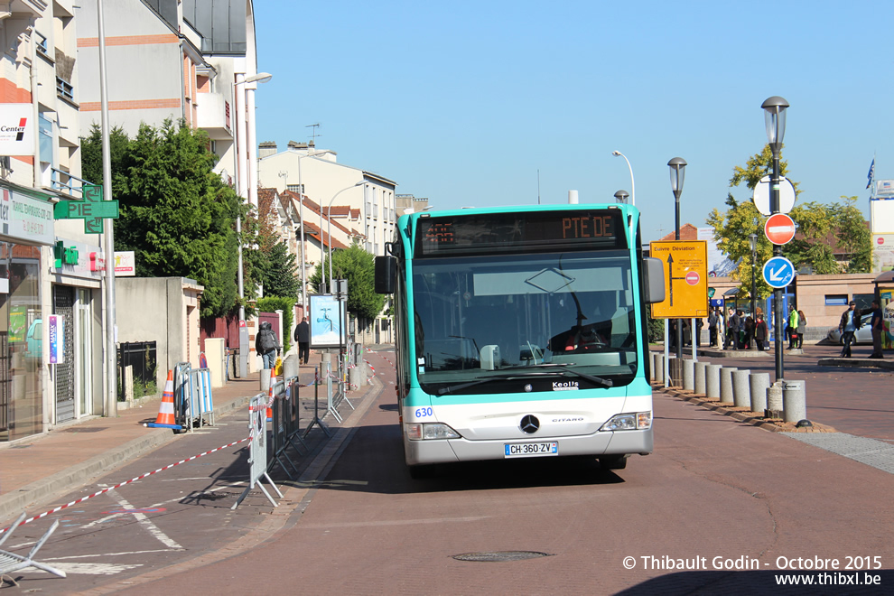 Bus 630 (CH-360-ZV) sur la ligne 486 (RATP) à Juvisy-sur-Orge