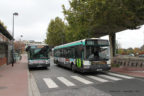 Bus 3606 (AD-585-HB) et 2556 sur la ligne 52 (RATP) à Saint-Cloud