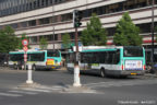 Bus 8101 et 8136 sur la ligne 63 (RATP) à Gare de Lyon (Paris)