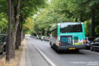 Bus 8102 sur la ligne 63 (RATP) à Rue de la Pompe (Paris)