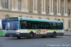 Bus 8291 (540 PXW 75) sur la ligne 74 (RATP) à Louvre - Rivoli (Paris)