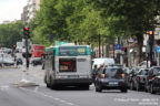 Bus 8783 (CZ-347-QK) sur la ligne 92 (RATP) à Porte de Champerret (Paris)