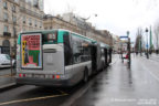 Bus 1656 (CX-835-GL) sur la ligne 95 (RATP) à Pont du Carrousel (Paris)