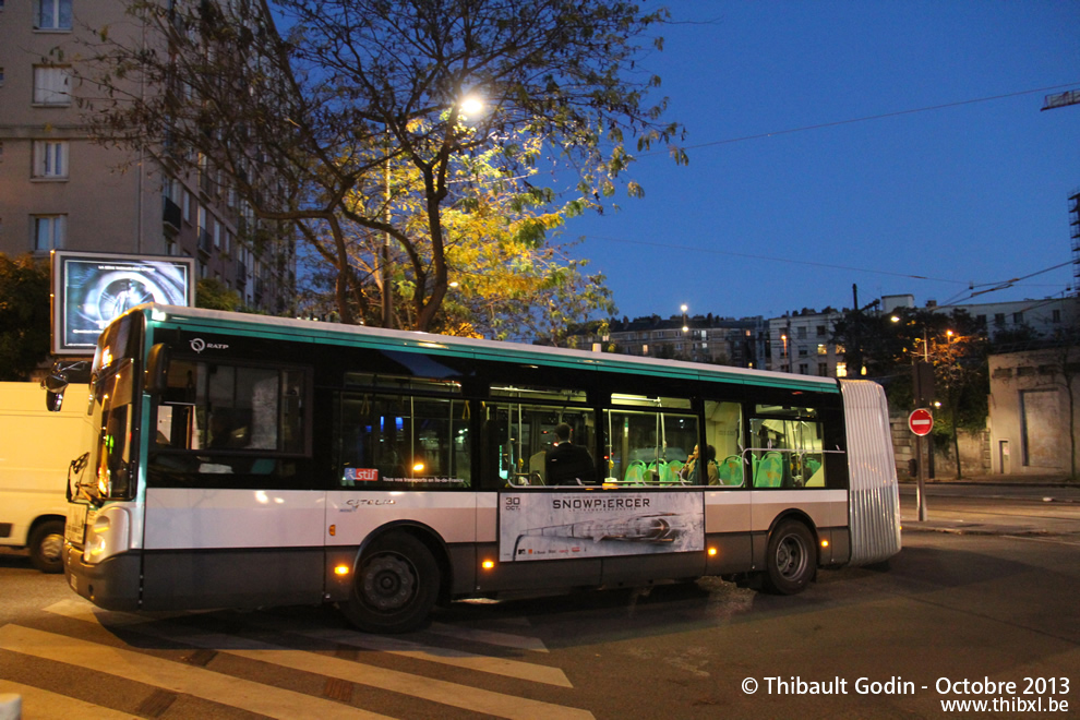 Bus 1659 (CY-743-GH) sur la ligne 95 (RATP) à Brancion (Paris)