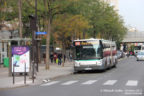 Bus 1653 (CX-107-DR) sur la ligne 95 (RATP) à Porte de Montmartre (Paris)