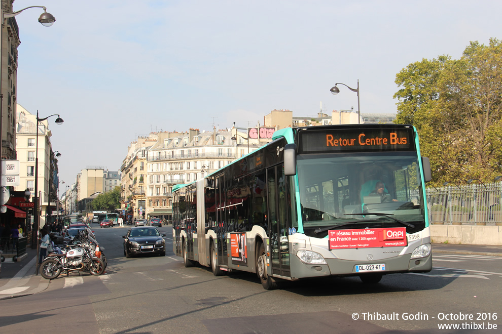 Bus 5398 (DL-023-KT) à Gare de l'Est (Paris)