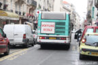 Bus 42 (329 PYK 75) en écolage (RATP) à Lamarck - Caulaincourt (Paris)