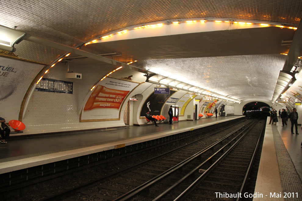 Station Maubert - Mutualité sur la ligne 10 (RATP) à Paris