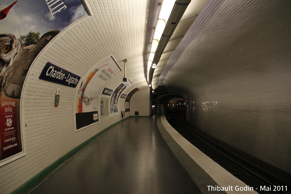 Station Chardon - Lagache sur la ligne 10 (RATP) à Paris