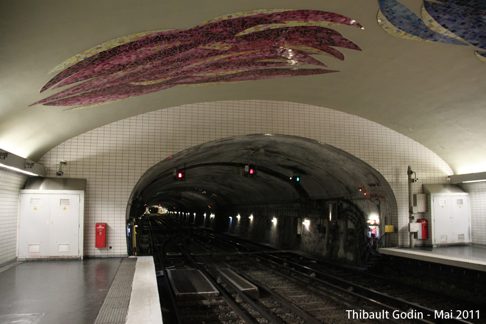 Station Cluny La Sorbonne sur la ligne 10 (RATP) à Paris