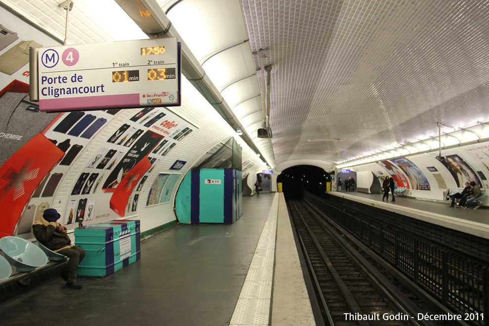 Station Odéon sur la ligne 4 (RATP) à Paris