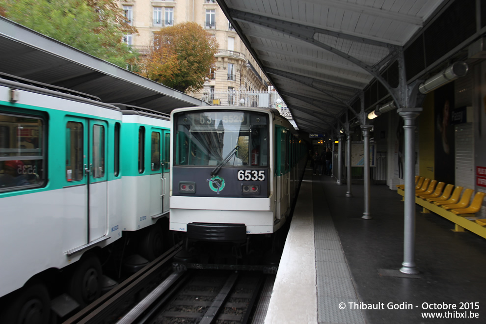 Gare du Nord to Passy Station - 6 ways to travel via train, and line 6 subway