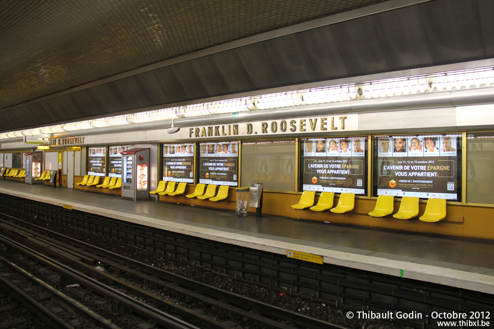Station Franklin D. Roosevelt sur la ligne 9 (RATP) à Paris