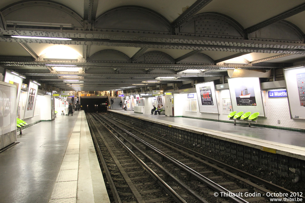 Station La Muette sur la ligne 9 (RATP) à Paris