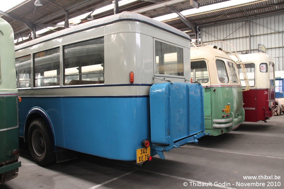 Bus 22 (342 XE 75) au Musée des transports urbains, interurbains et ruraux (AMTUIR) à Chelles