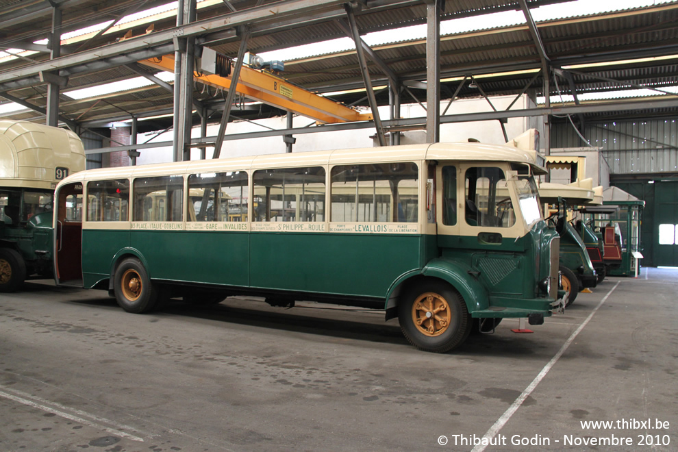 Bus 4500 au Musée des transports urbains, interurbains et ruraux (AMTUIR) à Chelles
