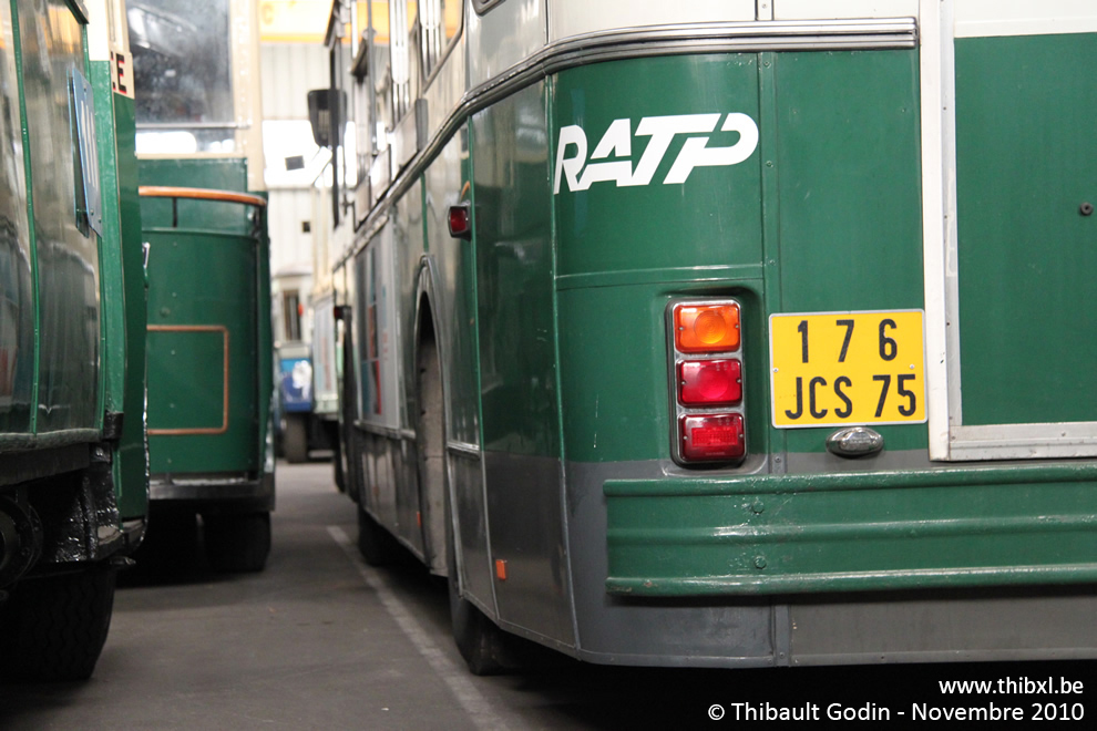 Bus 7269 (176 JCS 75) au Musée des transports urbains, interurbains et ruraux (AMTUIR) à Chelles