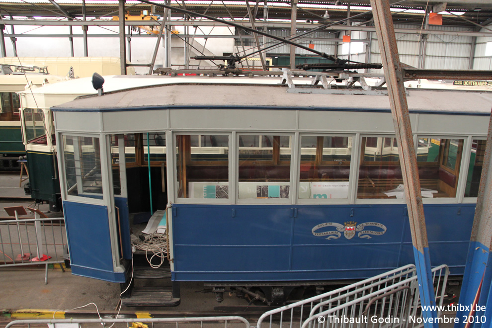 Tram 1 au Musée des transports urbains, interurbains et ruraux (AMTUIR) à Chelles