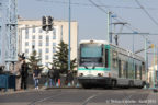 Tram 105 sur la ligne T1 (RATP) à Noisy-le-Sec