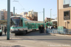 Tram 112 sur la ligne T1 (RATP) à Bobigny